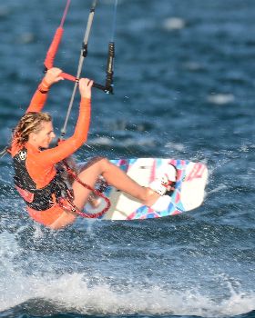 Kitesurfing
