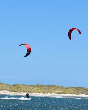 Kitesurfers at Safety Bay 26th February 2017