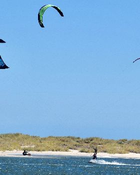 Kitesurfers at Safety Bay 26th February 2017