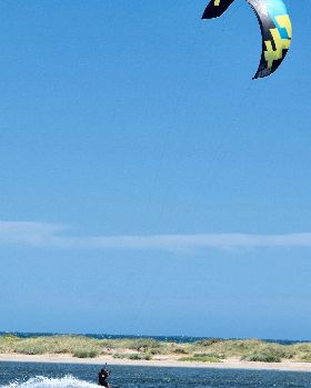 Kitesurfers at Safety Bay 26th February 2017