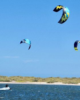 Kitesurfers at Safety Bay 26th February 2017