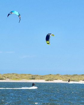 Kitesurfers at Safety Bay 26th February 2017