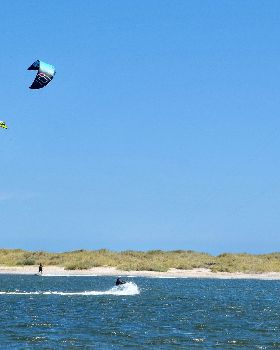Kitesurfers at Safety Bay 26th February 2017