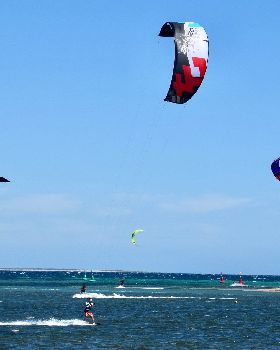 Kitesurfers at Safety Bay 26th February 2017