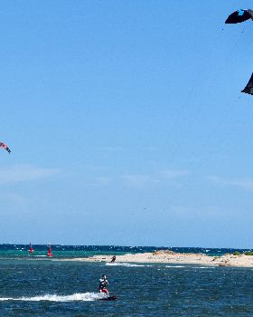 Kitesurfers at Safety Bay 26th February 2017