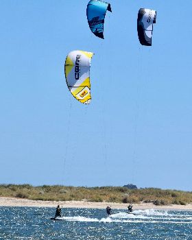 Kitesurfers at Safety Bay 26th February 2017