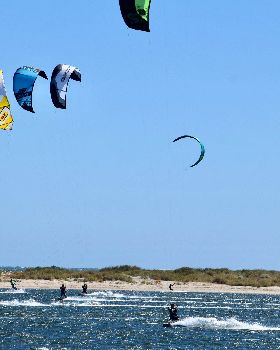 Kitesurfers at Safety Bay 26th February 2017