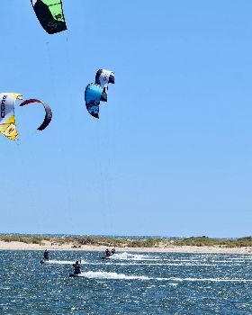 Kitesurfers at Safety Bay 26th February 2017