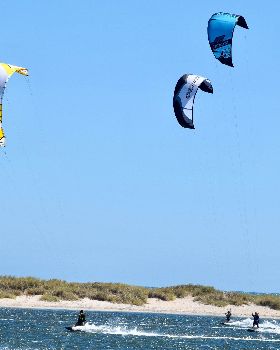Kitesurfers at Safety Bay 26th February 2017