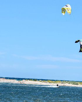 Kitesurfers at Safety Bay 26th February 2017