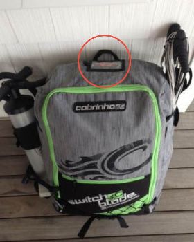 See red circle