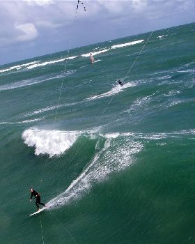 Setting up for a bottom turn