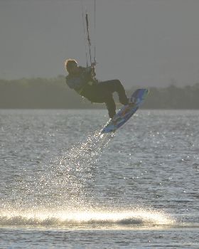 Kitesurfing