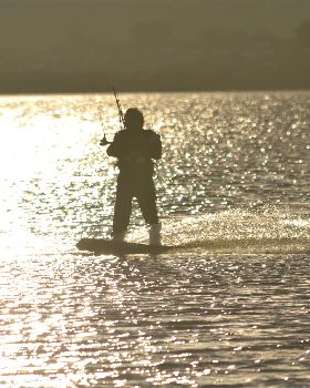 Kitesurfing