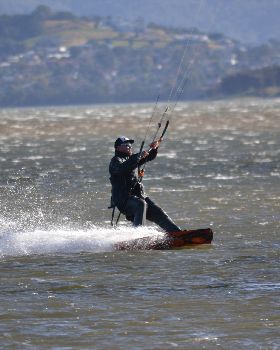 Kitesurfing