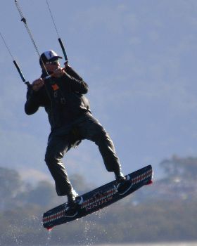 Kitesurfing