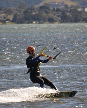 Kitesurfing