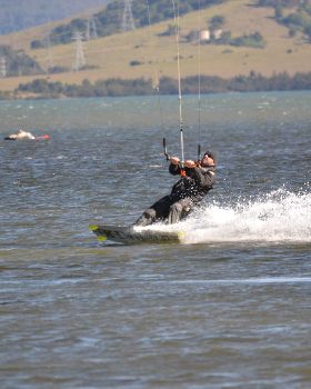 Kitesurfing