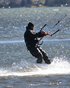 Kitesurfing
