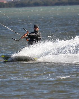 Kitesurfing