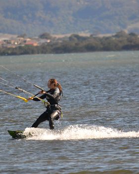 Kitesurfing