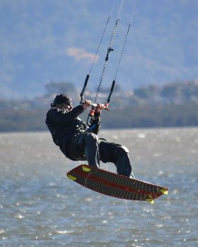 Kitesurfing