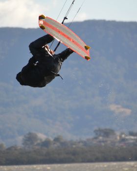 Kitesurfing