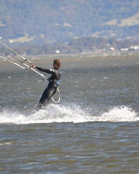 Kitesurfing