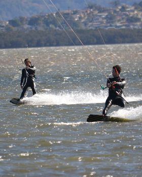 Kitesurfing