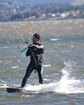Kitesurfing