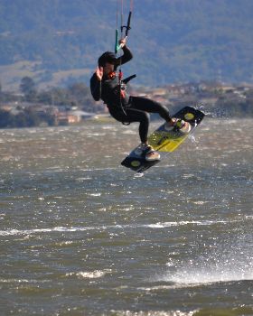 Kitesurfing