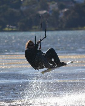 Kitesurfing