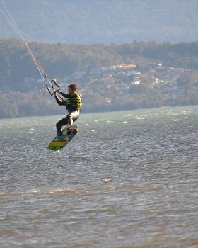 Kitesurfing