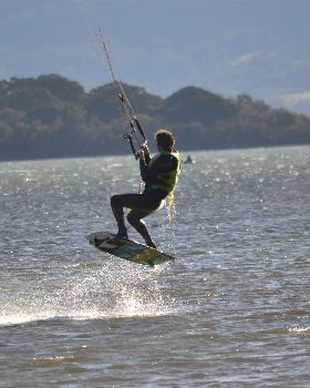 Kitesurfing