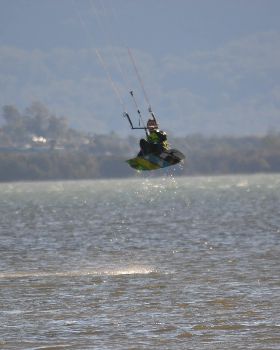 Kitesurfing