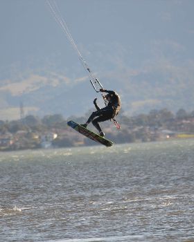 Kitesurfing