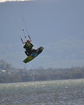 Kitesurfing
