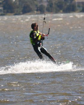 Kitesurfing