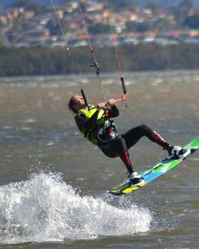 Kitesurfing