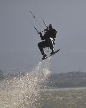 Kitesurfing