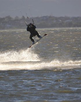 Kitesurfing