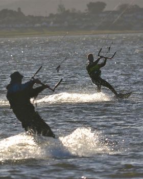 Kitesurfing