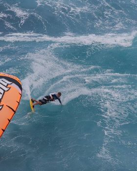 Will James on a BLADE KITE