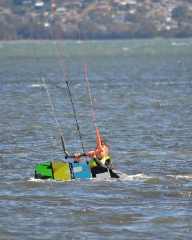 Kitesurfing
