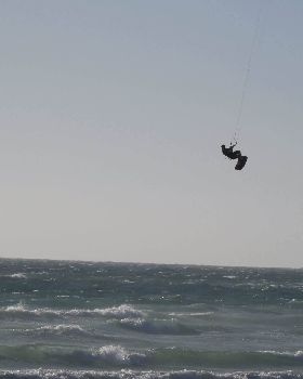 Kitesurfing