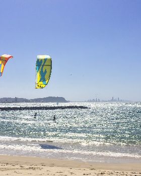 Today in Currumbin QLD was such a great day! Wind was solid :) OMG we love kiteboarding so much!