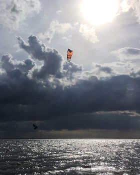 Nice little light wind jump