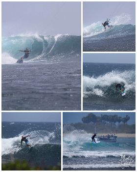 Kitesurfing