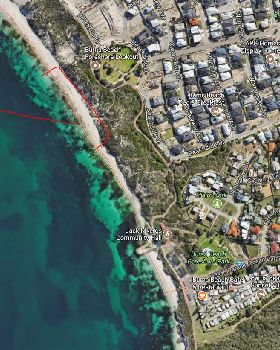 Burns beach possible kiting spot