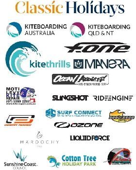 Qld Freestyle Kite Boarding Competition promo sponsors